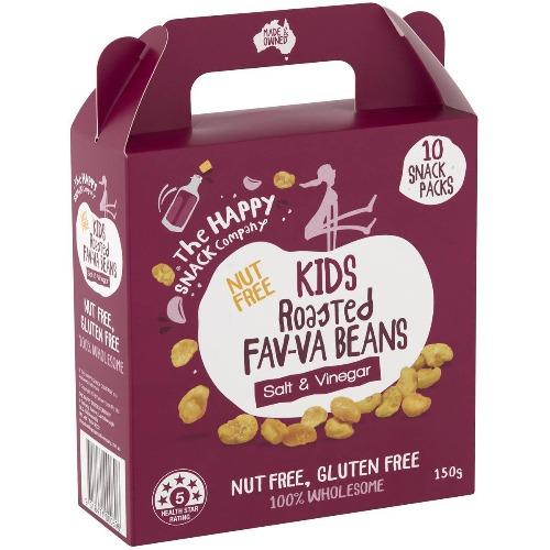 The Happy Snack Company Kids Salt & Vinegar Fav Va Beans 150g