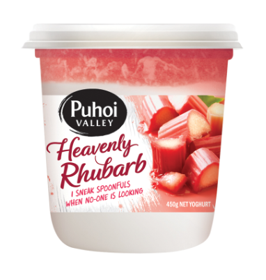 Puhoi Valley Heavenly Rhubarb Yoghurt 450g