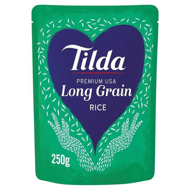 Tilda Steamed Long Grain Rice 250g