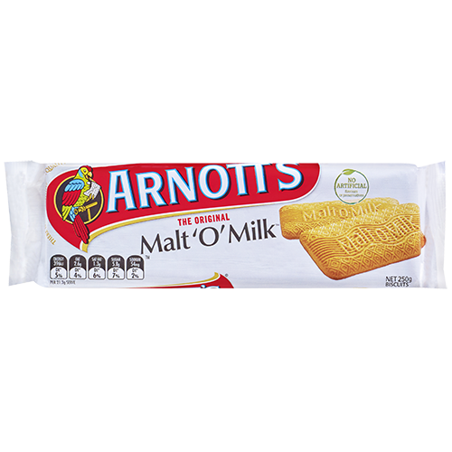 Arnotts Malt O Milk Biscuits 250g