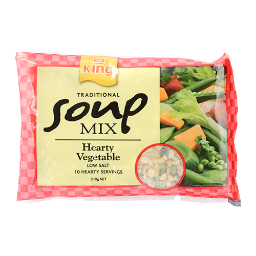 King Traditional Soup Mix Vegetable 210g