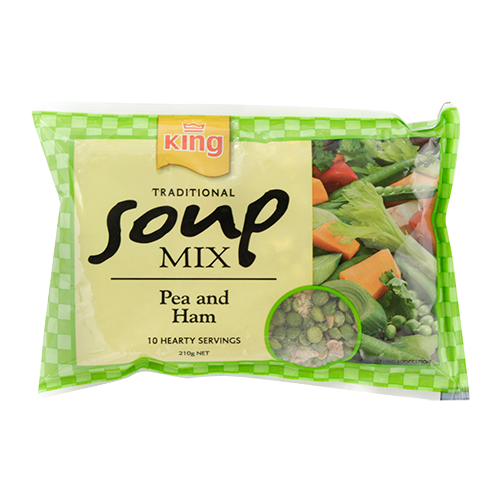 King Traditional Soup Mix Pea & Ham 210g