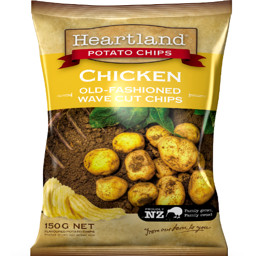 Heartland Chicken Old-Fashioned Wave Cut Chips 150g