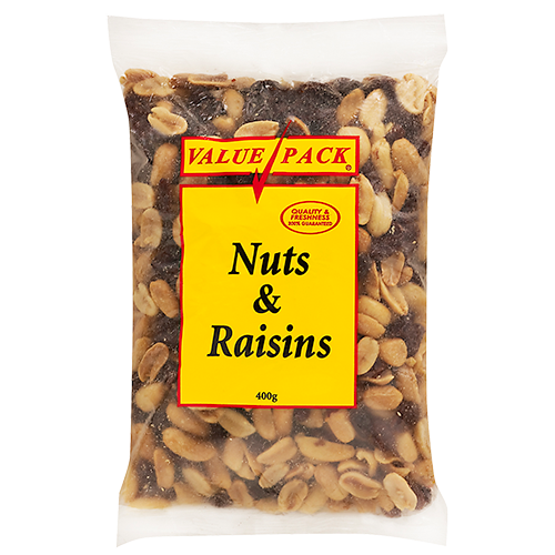 Value Pack Nuts & Raisins 400g