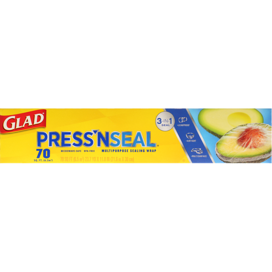 Glad Press n Seal Food Wrap  Dispenser 21.6m x 300mm wide