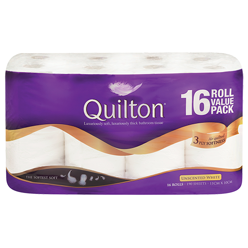 Quilton Toilet Tissue Unscented 16pk 3ply