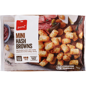 Pams Mini Hash Browns 750g