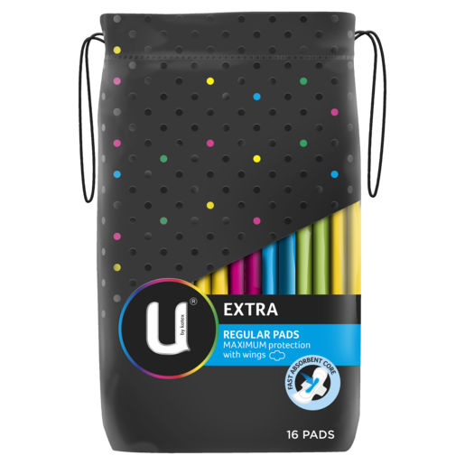 UByKotex Extra Regular Pads With Wings 16pk