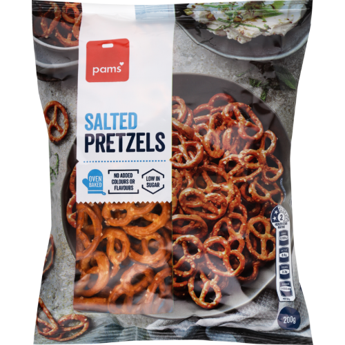 Pams Pretzels 200g