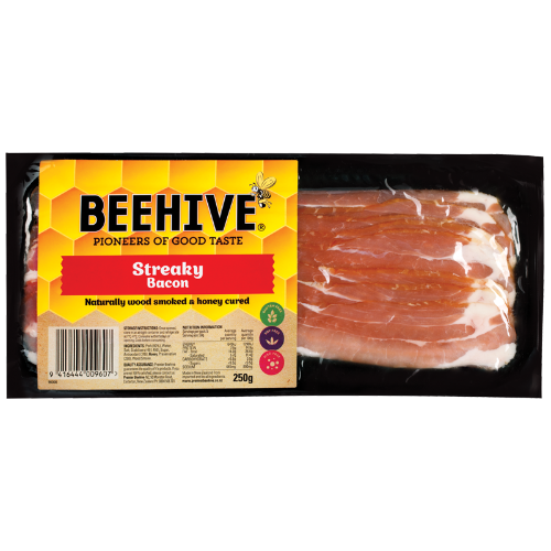 Beehive Streaky Bacon 250g