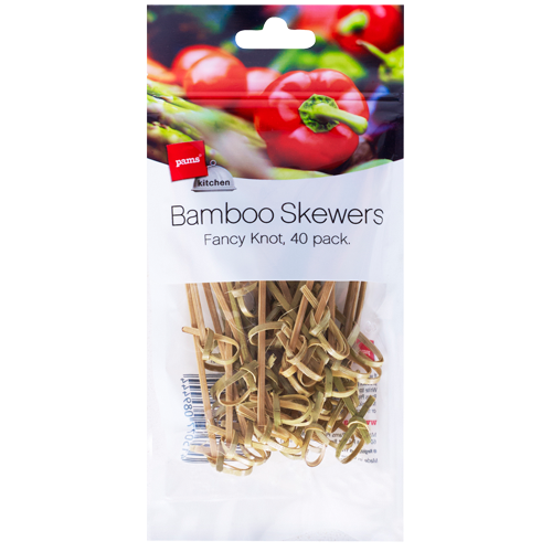 Pams Knot Bamboo Skewers 40pk