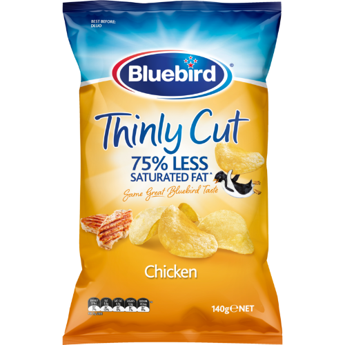 Bluebird Thinly Cut Chicken 140g