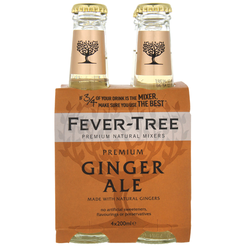 Fever-Tree Premium Ginger Ale  200ml 4pk