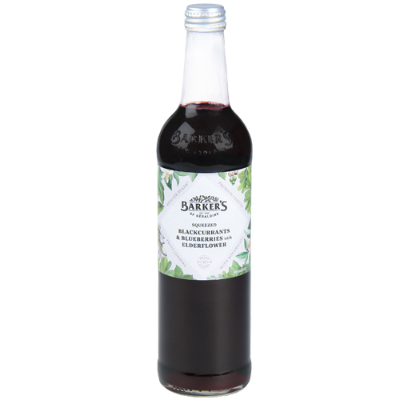 Barkers  Blackcurrant, Blueberry & Elderflower Syrup 500ml