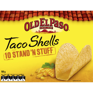 Old El Paso Stand N Stuff Taco Shells 10pk 160g