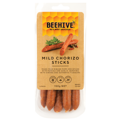 Beehive Chorizo Sticks 150g