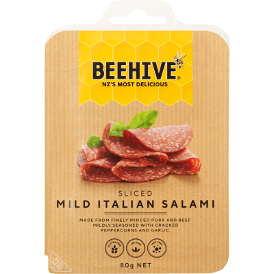 Beehive Sliced Italian Salami 80g