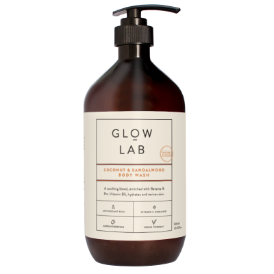 Glow Lab Coconut & Sandlewood Body Wash 900ml