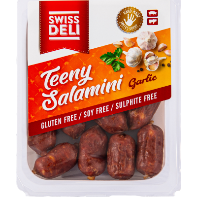 Swiss Deli Garlic Teeny Salamini 130g