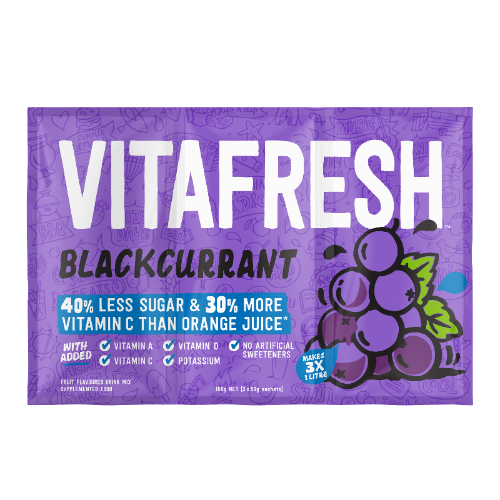 Vitafresh Blackcurrant Flavoured Drink Mix 3pk 150g