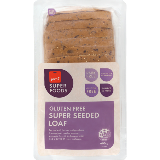 Pams Gluten Free Super Seeded Loaf 600g