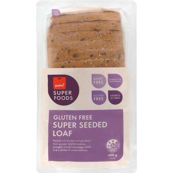 Pams Gluten Free Super Seeded Loaf 600g