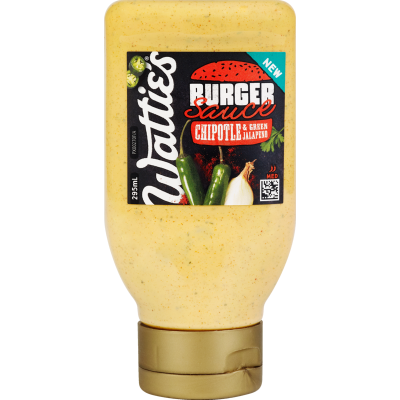 Watties Chipotle Burger Sauce 295ml