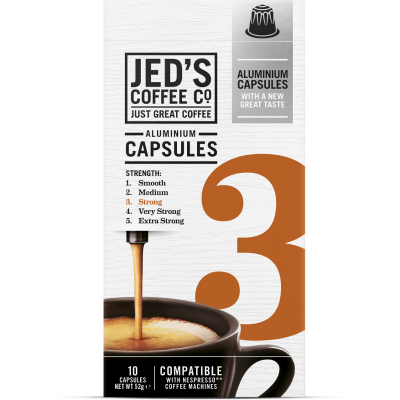 Jed's Aluminium Coffee Capsules No.3 10pk