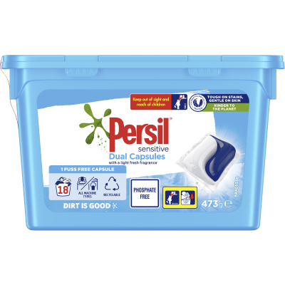 Persil Active Dual Laundry Capsules 18pk 473g