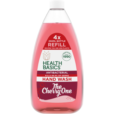 Health Basics The Cherry One Hand Wash Refill 1L