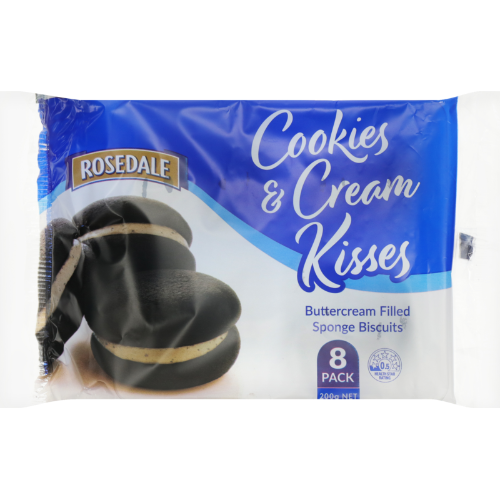 Rosedale Cookies & Cream Kisses 8's