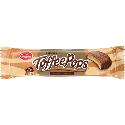 Griffins Toffee Pops Fudge Biscuits 200g