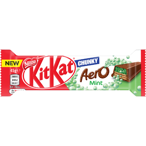 Nestle Kit Kat Chocolate Aero Mint 45g