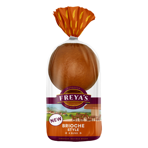 Freyas Brioche Style Buns 4pk