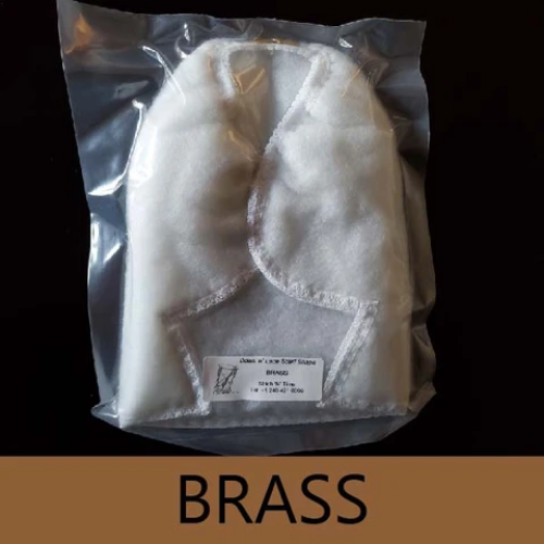 Brass Scarf Form