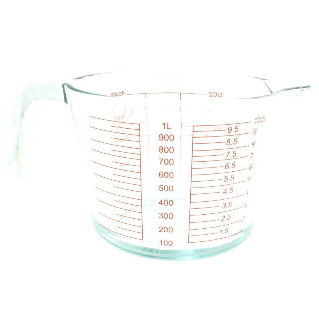 Kates Measure Jug Soda-Lime Glass 1000ml