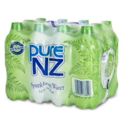 Pure NZ Sparkling Water 600ml/12pk