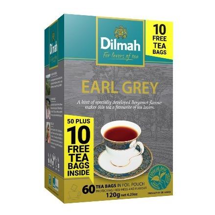 Dilmah Tagless Earl Grey Tea Bags 60pk 120g