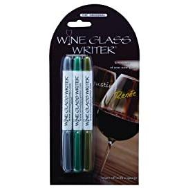 Wine Glass Writers 3 pack ea