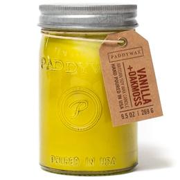 Relish Jar Candle Yellow 60hr Vanilla & Oakmoss