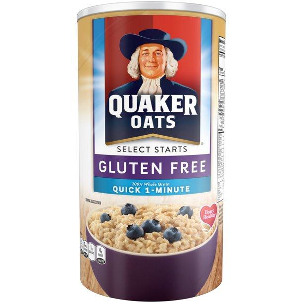 Quaker Oats Gluten Free Quick 1-minute Oats 18oz