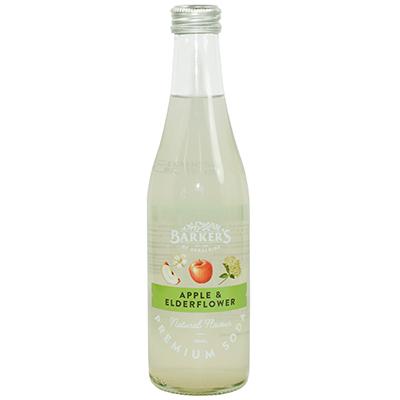 Barkers Soda Apple & Elderflower 330ml