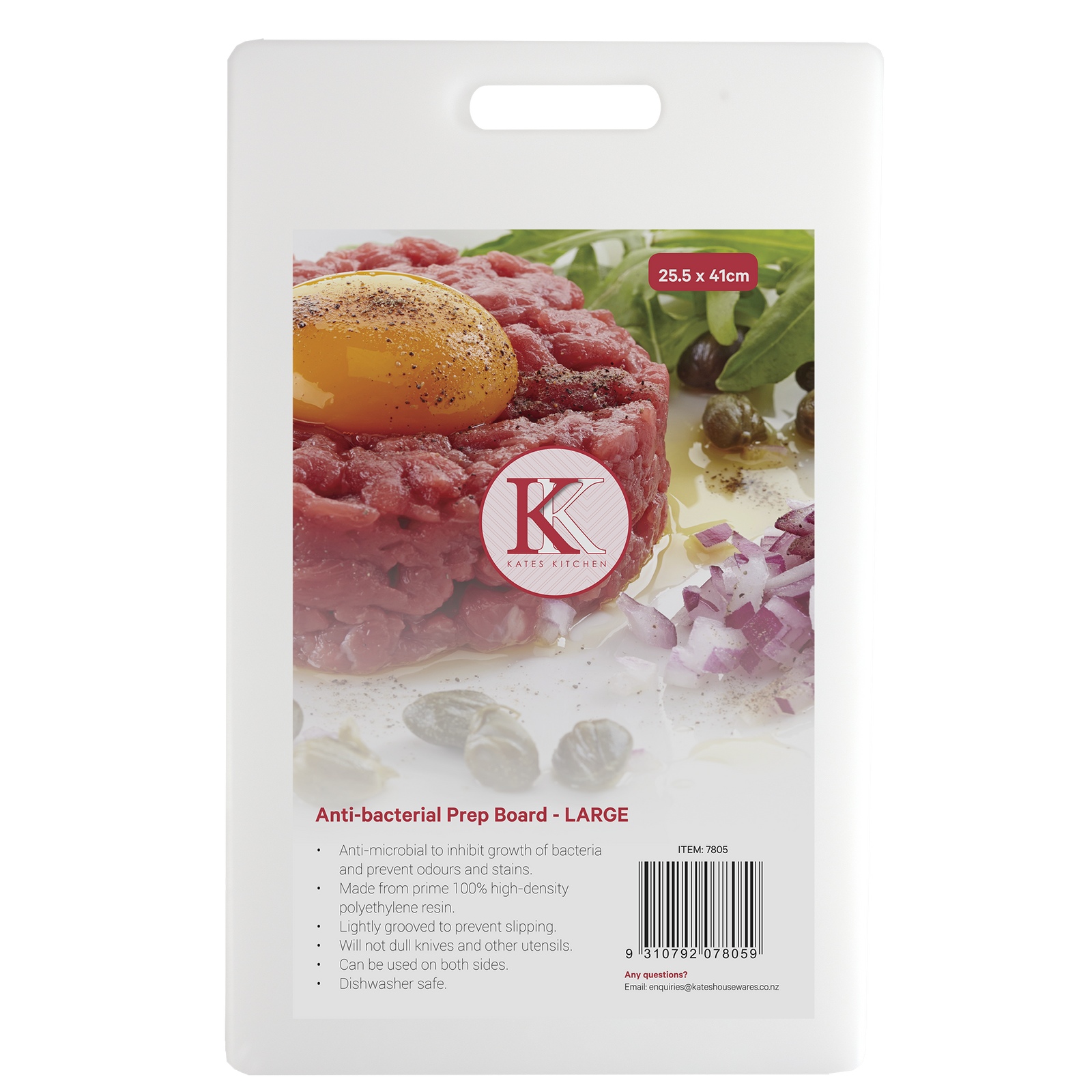 Kates Cutting Board Antibacterial 40x25cm
