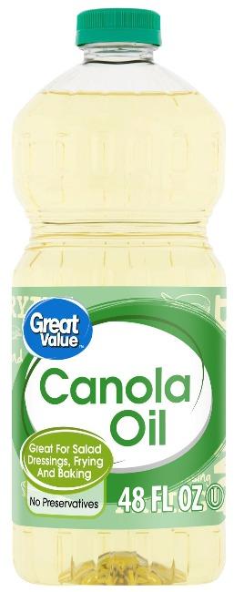 Great Value  Canola Oil 48 fl oz