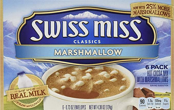 Swiss Miss Hot Cocoa Mix with Marshmallows  6 ct