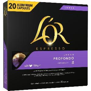 L'or Lungo Coffee Capsules Profondo 20pk