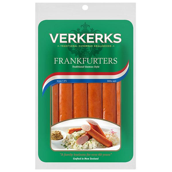 Verkerks Frankfurters 300gm