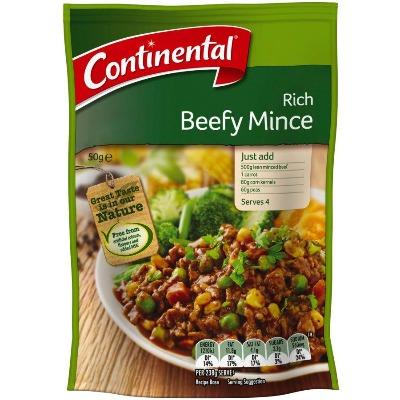 Continental Rich Beefy Mince Recipe Base 50g