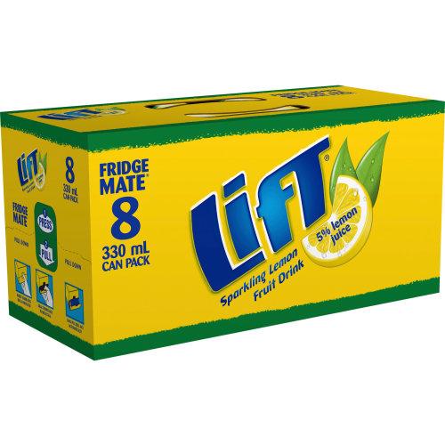 Lift Soft Drink Cans - 8pk 330ml