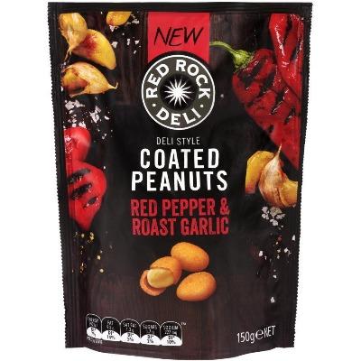 RRD Coated Nuts Red Pepper & Roast Garlic 150g